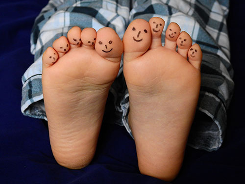 funny feet